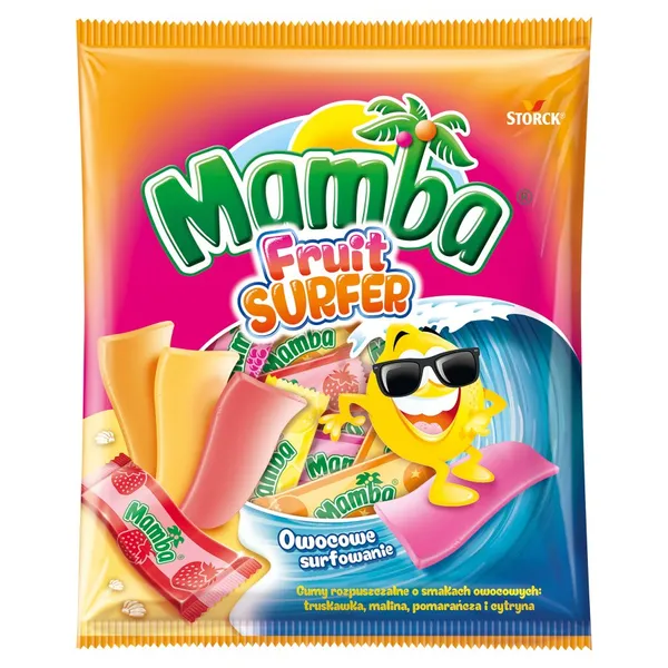Košļ. konf. Mamba Fruit Surfer 140g
