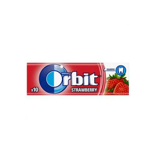 Košļājamā gumija Orbit Wild Strawberry 14g