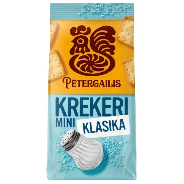 Krekeri Minī sāļie ar sviesta garšu 70g, Pētergailis