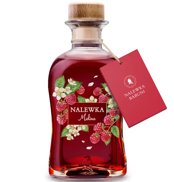 Liķieris Nalewka Babuni aveņu 18% 0.5l