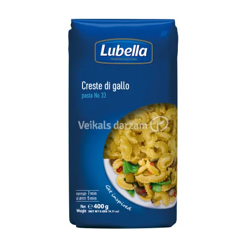 Makaroni Lubella Nr.33, radziņi 400g