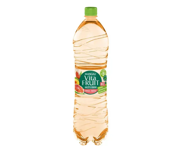 Mangaļi VitaFruit gāzēts ūdens, pomelo-persiku 1.5l PET.