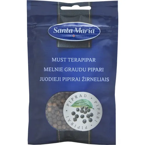 Melnie graudu pipari 22g, Santa Maria