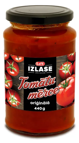 Mērce tomātu oriģinālā 440g, LaTS Izlase