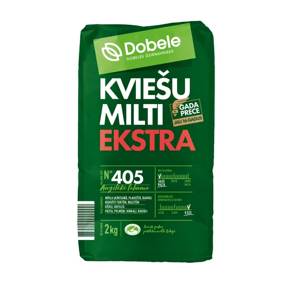 Milti kviešu Ekstra 2kg, Dobele