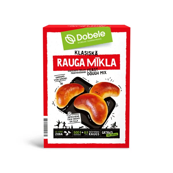 Miltu maisījums Rauga mīkla 508g, Dobele