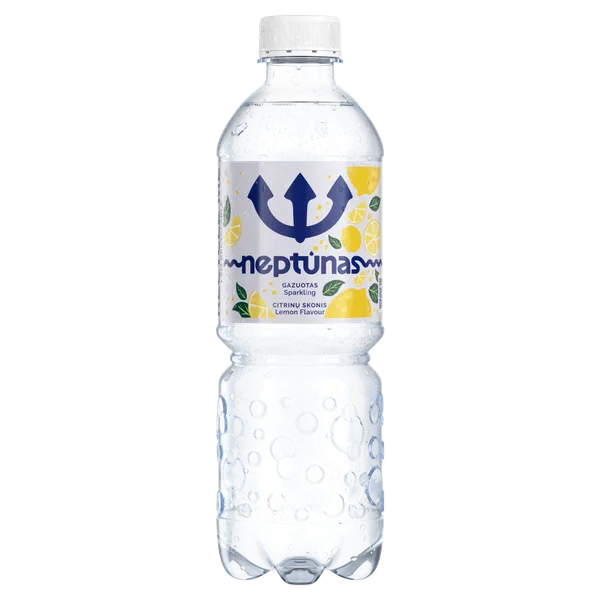 Minerālūdens Lemon gāzēts 0.5l PET, Neptunas.