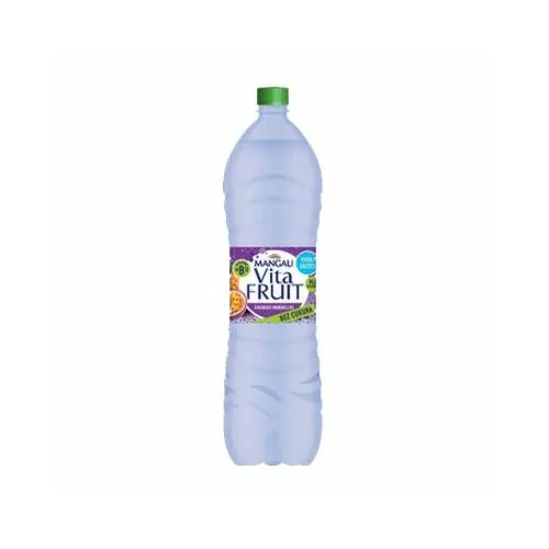 Minerālūdens viegli gāz. Mangaļi  Ananass - Marakuja 1.5l PET