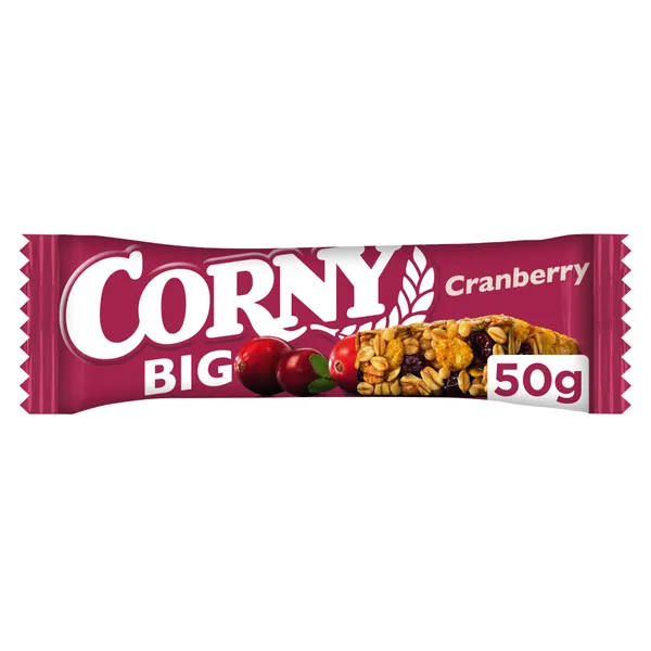 Musli batoniņš dzērveņu 50g, Corny Big
