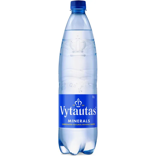 Naturāls minerālūdens gāzēts 1l, Vytautas