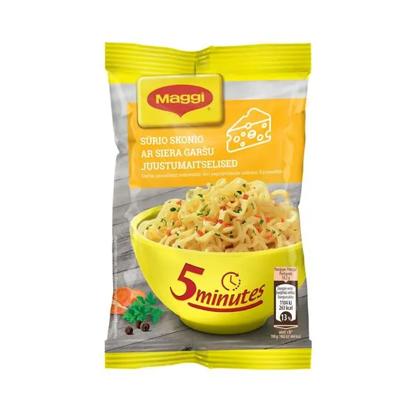 Nūdeles ar siera garšu 59.2g, Maggi