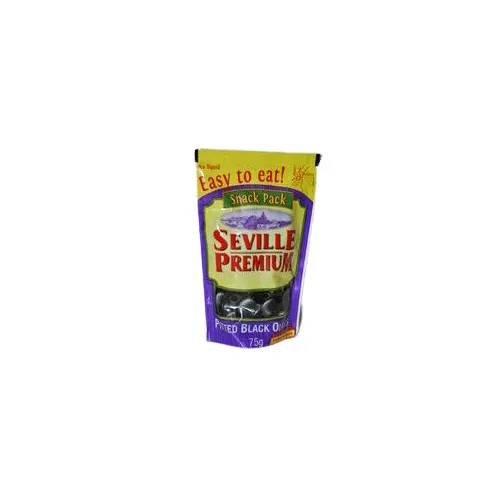 Olīves melnās b/k Seville Premium Snack 75g