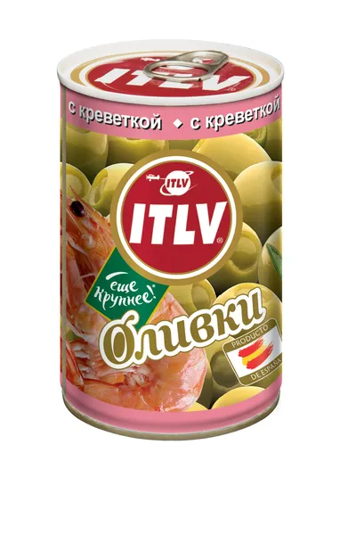 Olīves zaļās ar garnelēm 314g (110g), ITLV