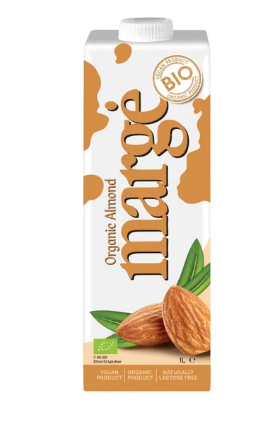 Organiskais dzēriens Mandeļu Bio 1l, Marge