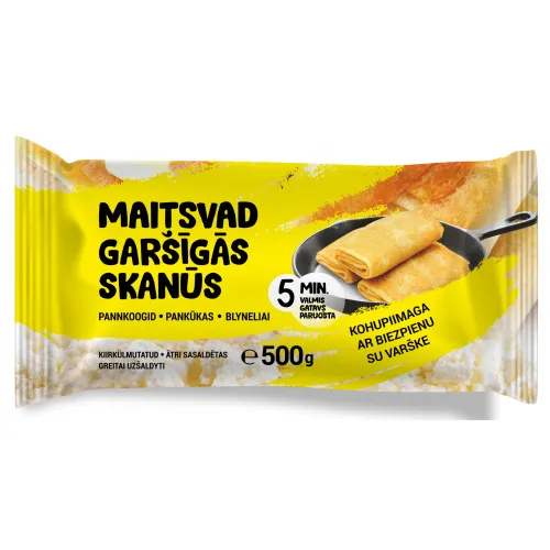 Pankūkas ar biezpienu "Garšīgās" 500g, Ariols