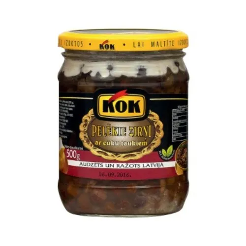 Pelēkie zirņi ar cūku taukiem 500g, KOK