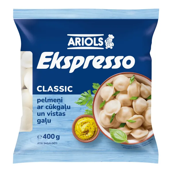 Pelmeņi Ekspresso Classic 400g, Ariols