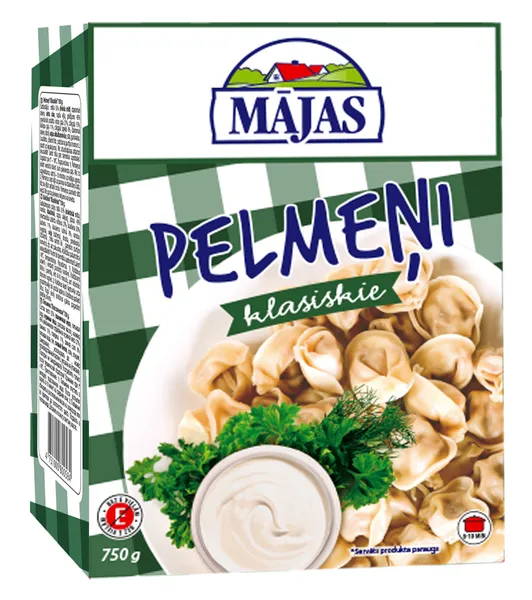 Pelmeņi Klasiskie Mājas 750g