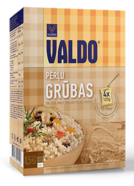 Pērļu grūbas 4x125g, Valdo.