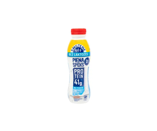 Piena dzēriens Piena Spēks bez laktozes ar D3 vit. 0.46l, Smiltene