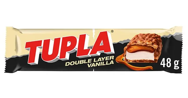 Piena šok. Double layer Vanilla 48g, Tupla