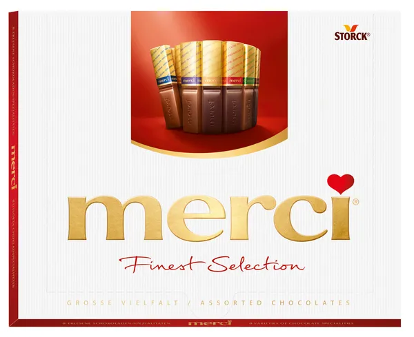 Piena šokolādes izlase 250g, Merci