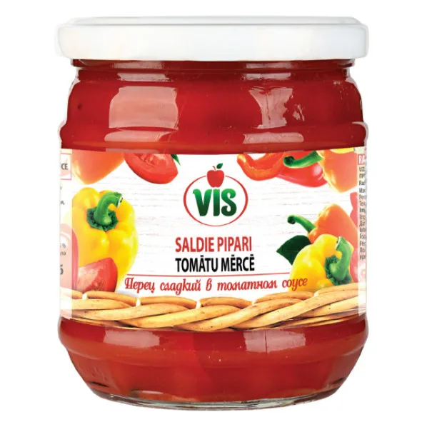 Pipari saldie, tomātu mērcē 400g (180g), VIS