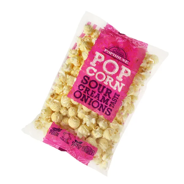 Popkorns ar krējuma un sīpolu garšu 65g, Pophouse
