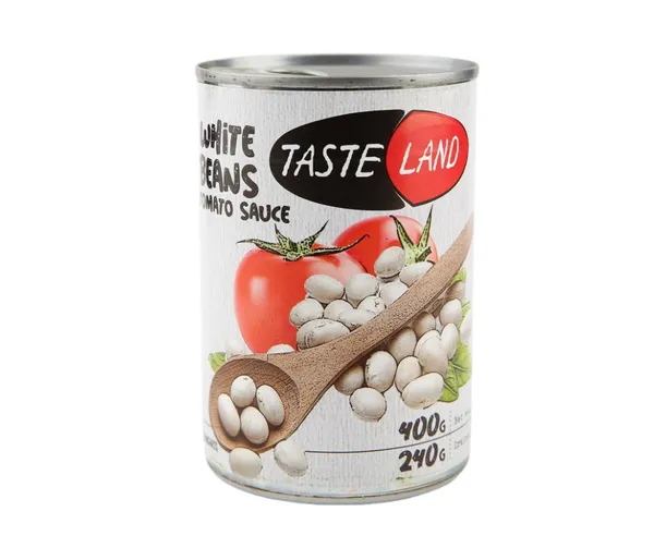 Pupiņas baltās 400g (240g), Taste Land