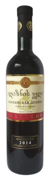 Pussaldais vīns Alazanskaja Dolina, Metekhi, 11% 0,75L