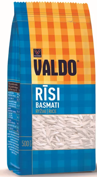 Rīsi Basmati 500g, Valdo.
