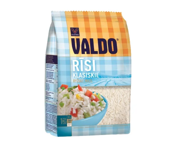 Rīsi Klasiskie 1kg, Valdo