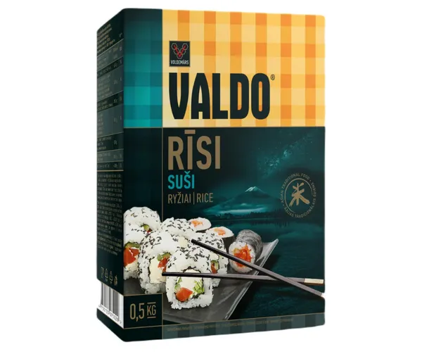Rīsi Suši Japonika 4x125g, Valdo