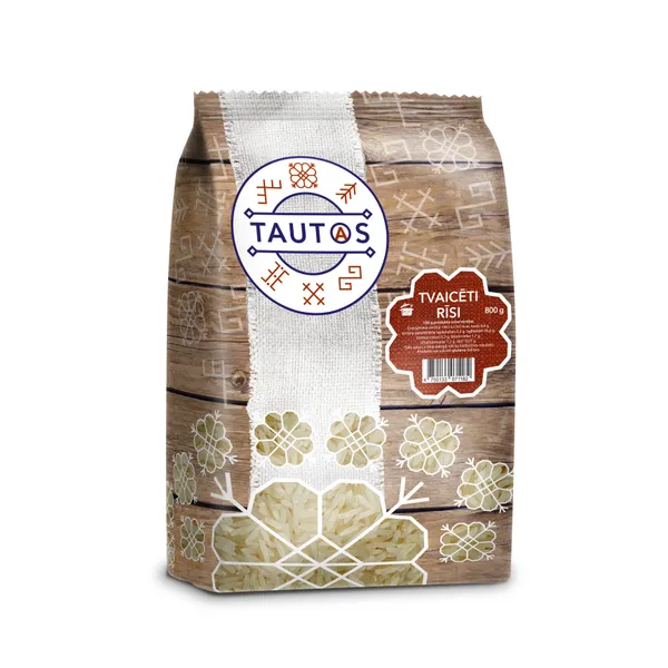 Rīsi tvaicēti 800g, Tautas