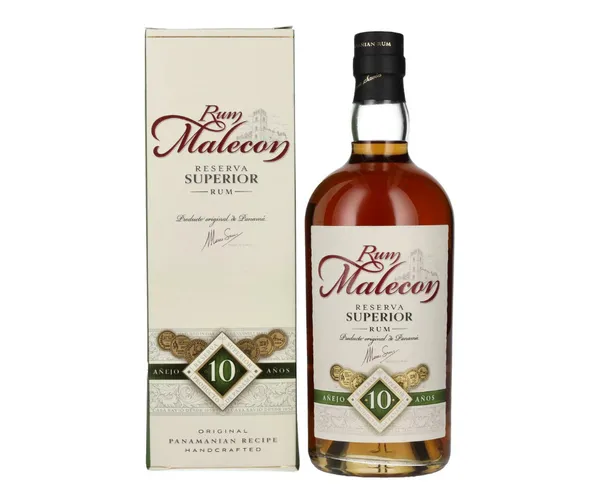Rums Malecon 10 YO (ar kasti) 40% 0.7l