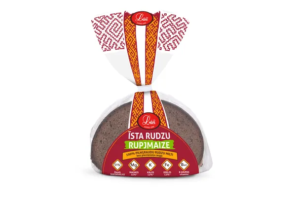 Rupjmaize Īsta 310g, Lāči