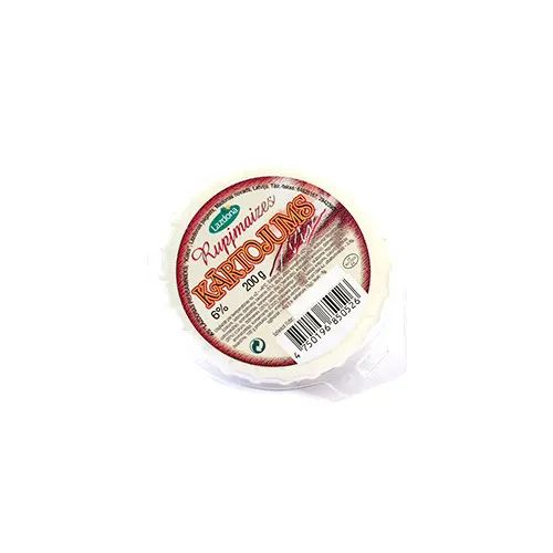 Rupjmaizes kārtojums ar putukrēj. 6% 200g