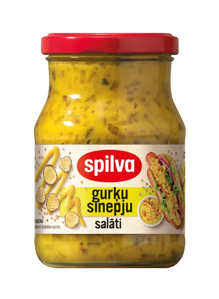 Salāti Gurķu - sinepju 390g, Spilva