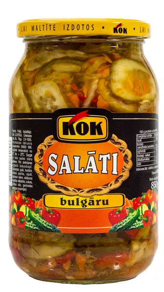 Salāti konservēti, Bulgāru 850g (430g), KOK