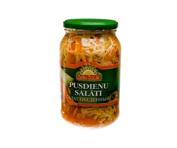 Salāti konservēti, Pusdienu 900ml/ 500g, Zelta Saule