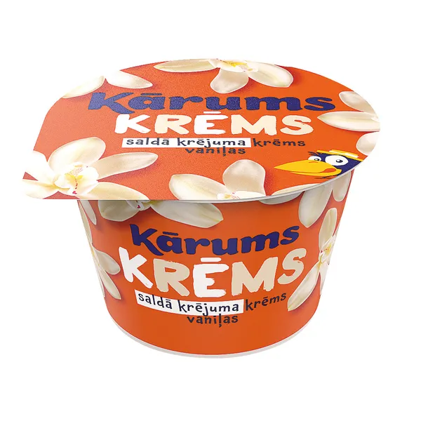 Saldā krējuma krēms vaniļas 150g, Kārums