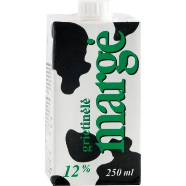 Saldais krējums Marge 12% 0.25 l