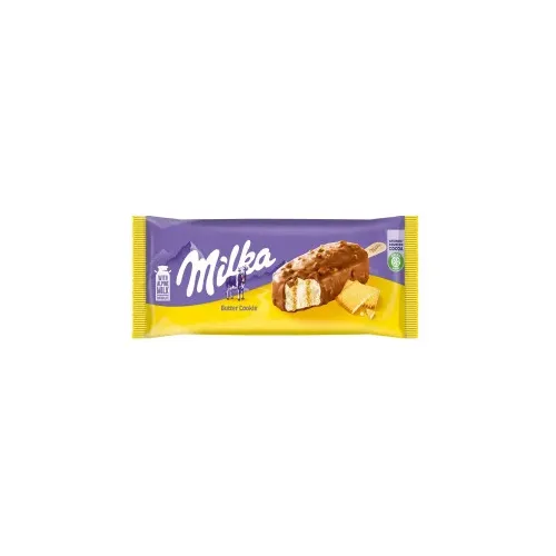 Saldējums ar cepuma gabaliņiem uz kociņa 90ml/66g, Milka