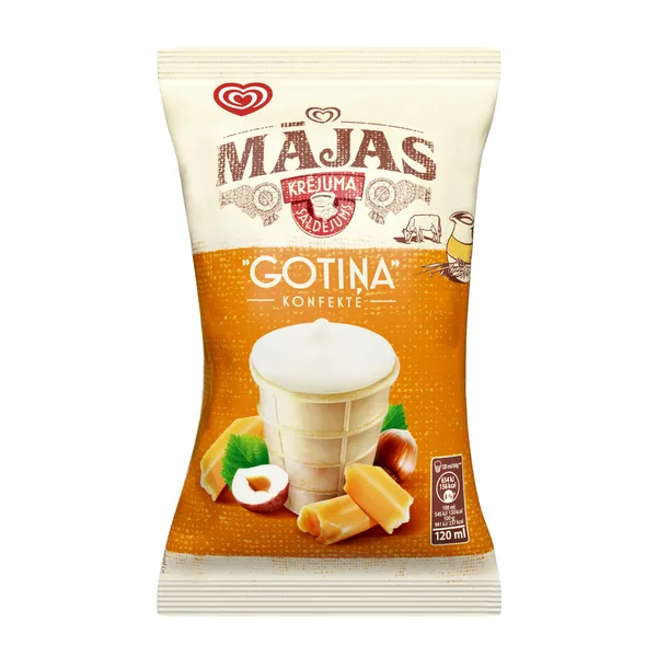 Saldējums krējuma Mājas Gotiņa 120ml/ 66g, Ingman