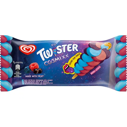 Augļu sulas saldējums Cosmixx 70ml/ 72g, Twister