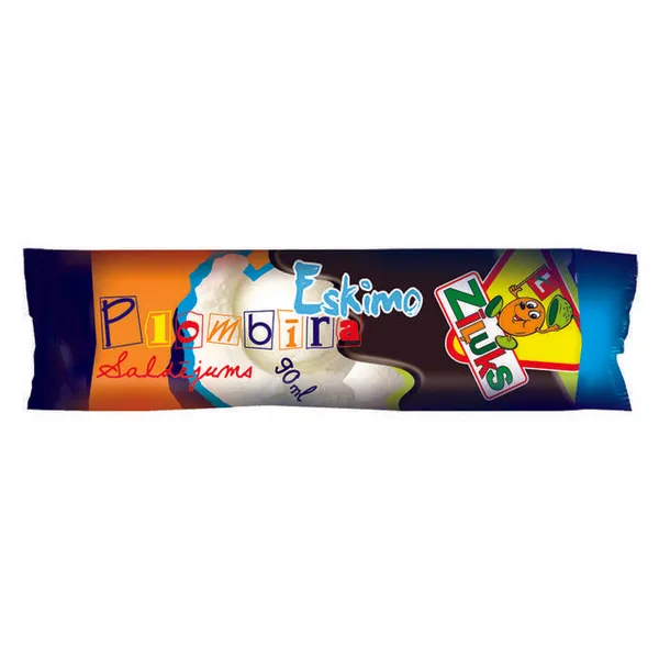 Saldējums Zīļuks, plombīra Eskimo 90ml/ 45g