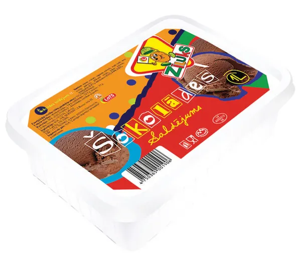 Saldējums Zīļuks, šokolādes 1l/ 500g