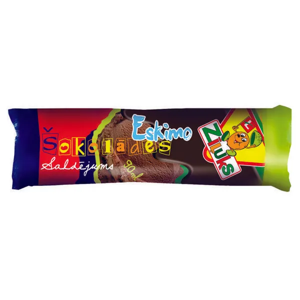 Saldējums Zīļuks, šokolādes Eskimo 90ml/ 45g
