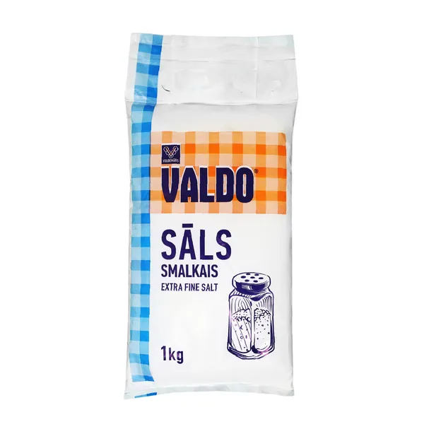 Sāls smalkais 1kg, Valdo