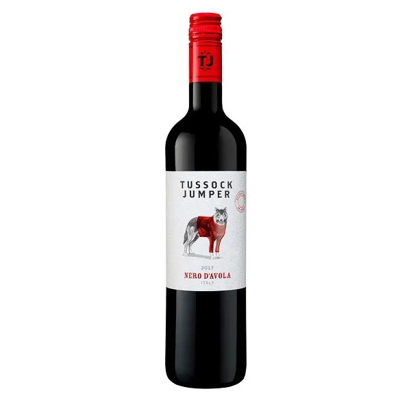 Sarkanvins TUSSOCK JUMPER Nero Davolo Organic, sauss, 14%, 0.75l